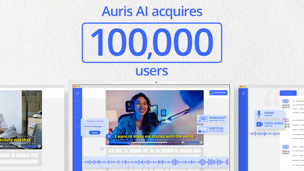 Auris AI acquires 100,000 users
